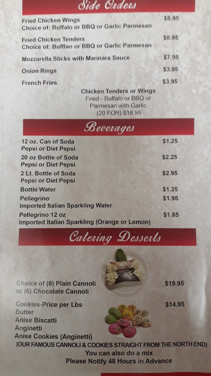 Menu Italian Pizza And Subs-4